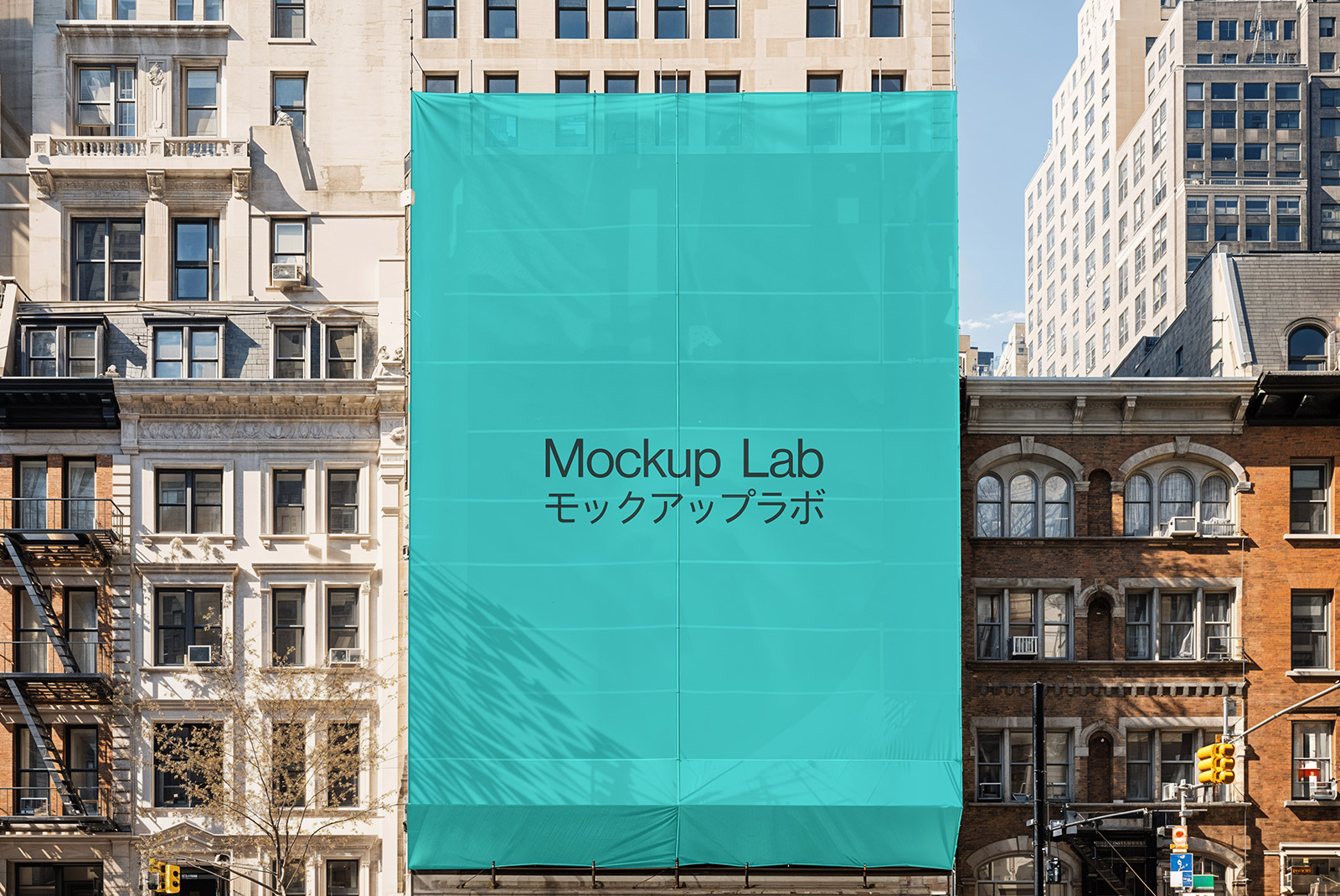 Scaffold Cover 02ML Mockup, Out of Home, preview